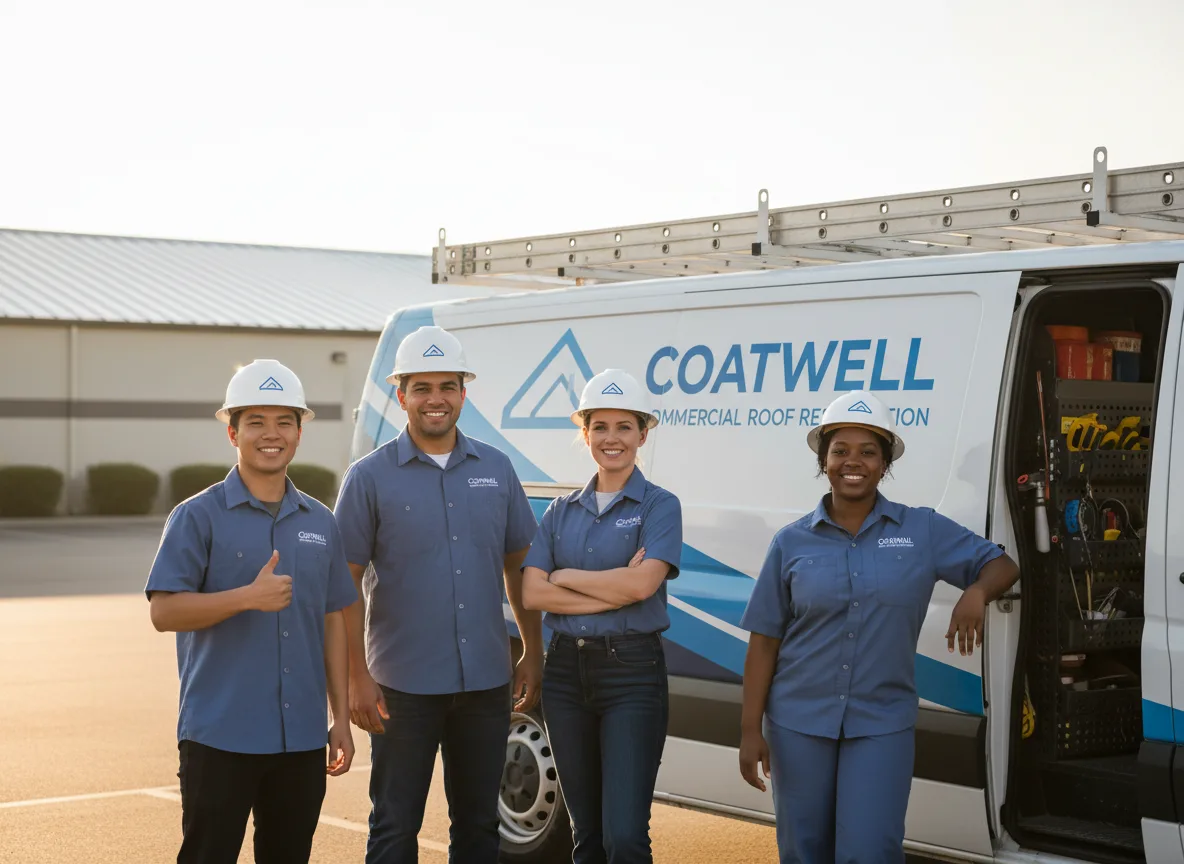 Commercial roof coating company in Taylor, WI